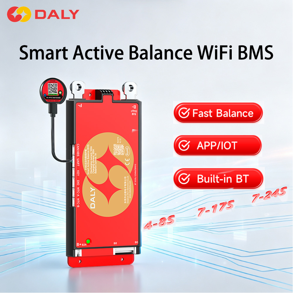 Smart Bms 16S 48V 200A Bluetooth - 달리 스마트 BMS 리튬인산철 배터리(LiFePO4) 8S