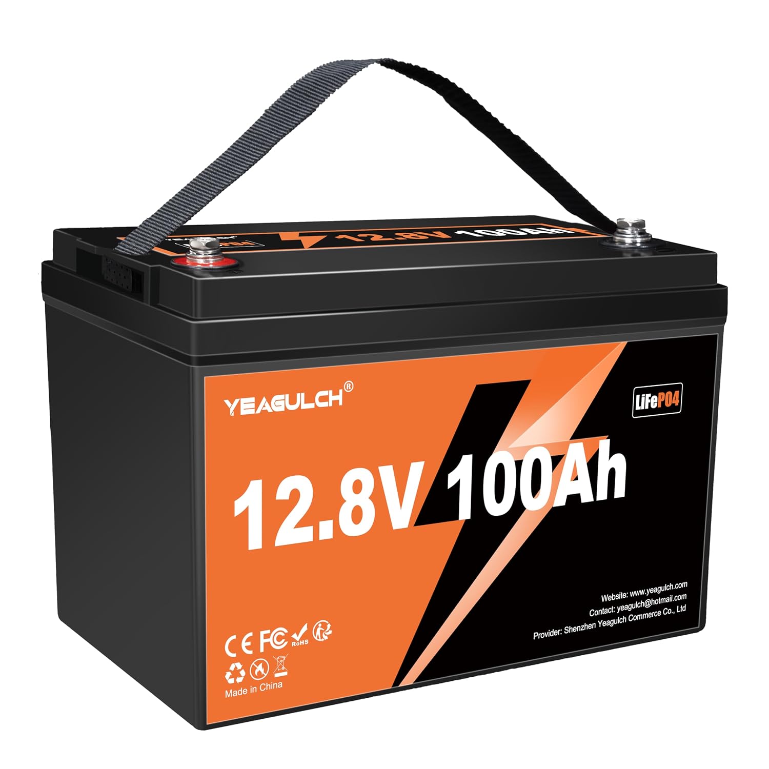 Lifepo4 Battery 12V 100Ah - 100A BMS가 장착된 12V 100Ah 리튬인산철