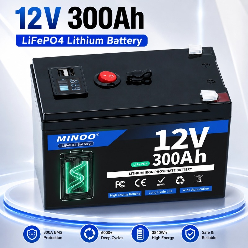 Lifepo4 12V 300Ah Deep Cycle - LiFePO4 12V 300AH 12V 200AH 배터리
