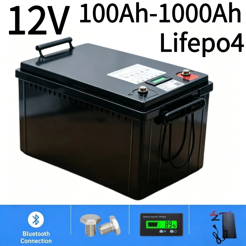 12V 100Ah Lifepo4 Bluetooth Bms - 12V LiFePO4 배터리 100Ah-1000Ah 리튬 배터리,