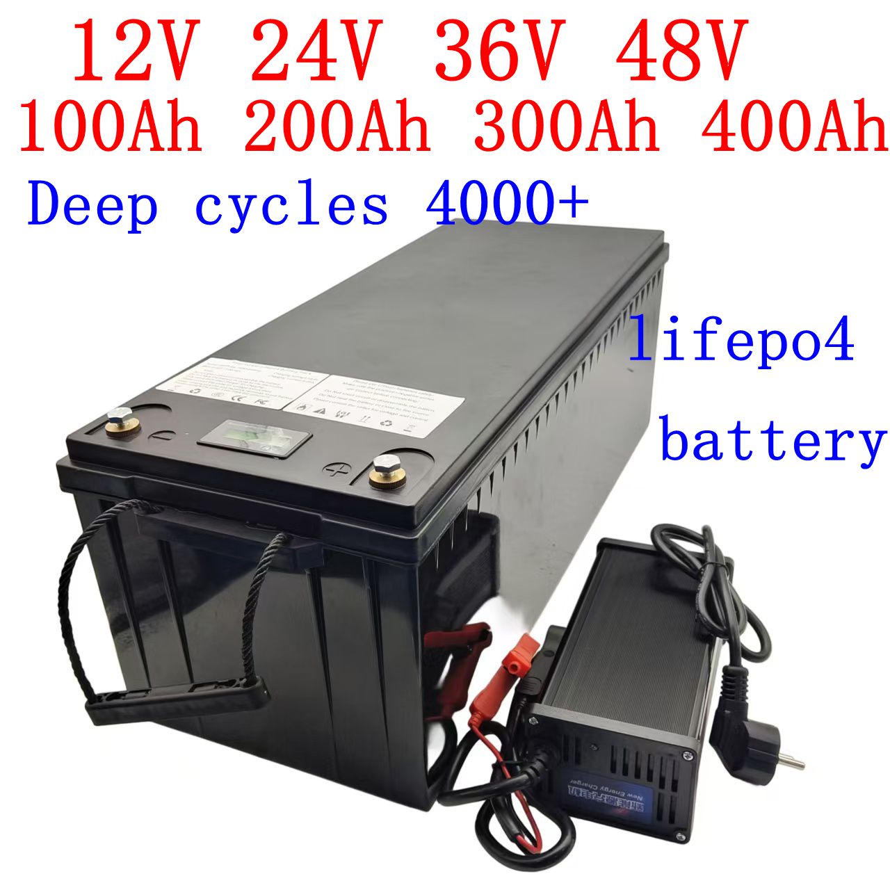 Lifepo4 Battery 36V 100Ah - 12V 200AH 300AH 400AH 24V 150AH