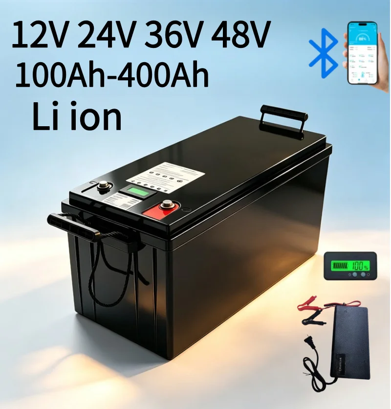 12V 100Ah Lifepo4 Bluetooth Bms - 블루투스 BMS 리튬이온/리튬인산철 배터리 팩 12V