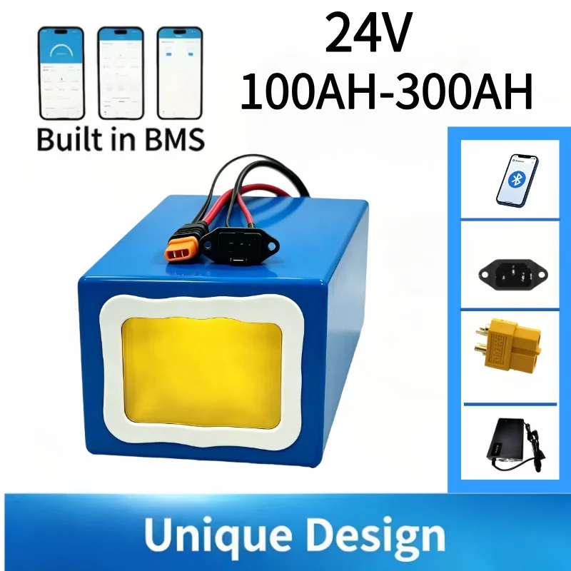 Lifepo4 Battery 24V 100Ah Trolling Motor - 24V 100-300Ah LiFePO4 리튬인산철 배터리 내장형
