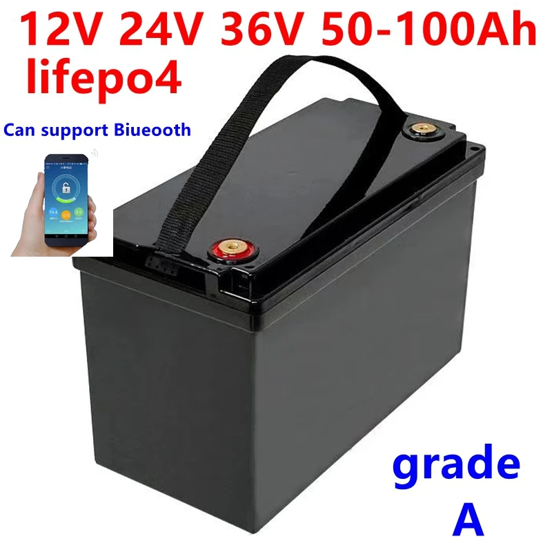 12V 100Ah Lifepo4 Bluetooth Bms - VoltPro 리튬 배터리 (재생 에너지 시스템용)