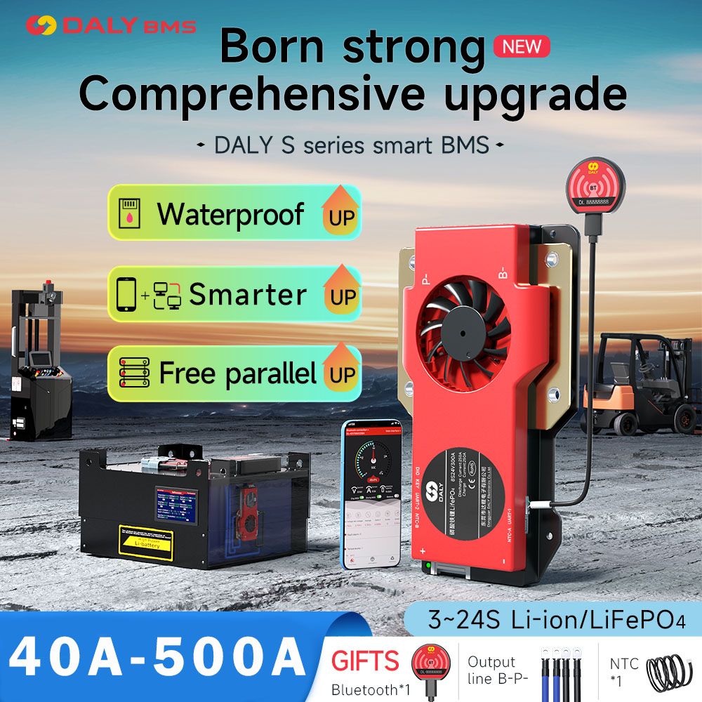 Smart Bms 16S 48V 200A Bluetooth - 데일리 스마트 BMS 3.2V 리튬인산철(LiFePO4) 4S