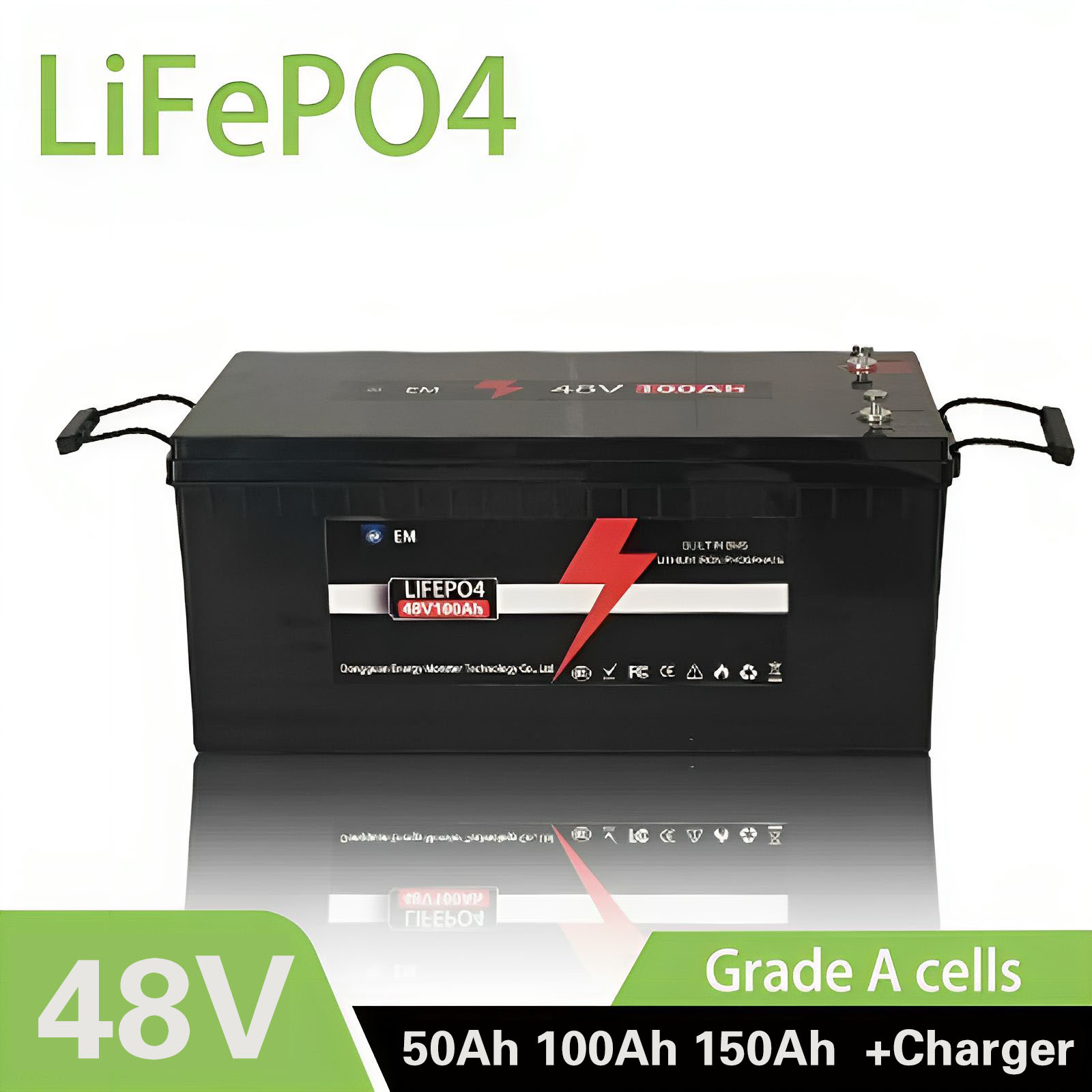 Lifepo4 48V 50Ah Golf Cart - 세발 자전거 골프 카트 인버터 태양