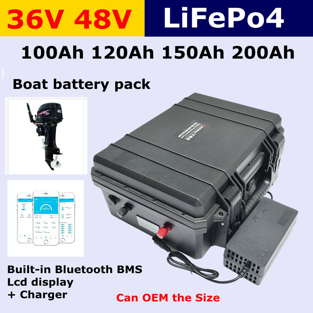 Lifepo4 Battery 36V 100Ah - 보트 배터리 리튬 LiFePO4 팩, 36V,100Ah