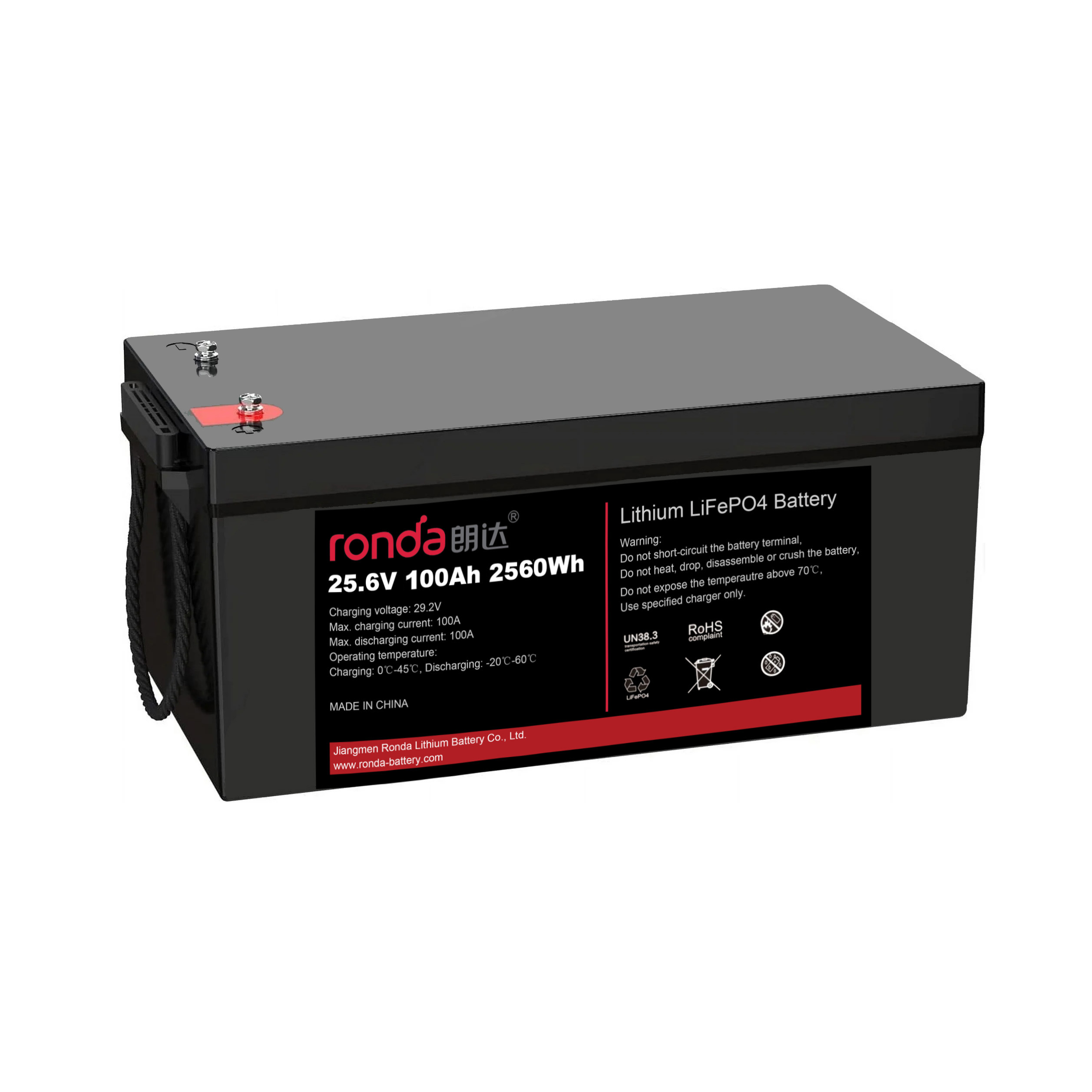 Lifepo4 Battery 24V 200Ah - CE 24V 25.6V 론다 대용량 100AH