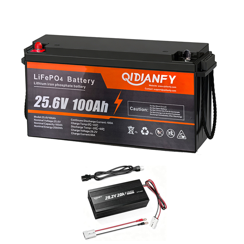 Lifepo4 Battery 24V 100Ah Trolling Motor - Qidianfy 24V 100Ah 리튬 인산철 배터리