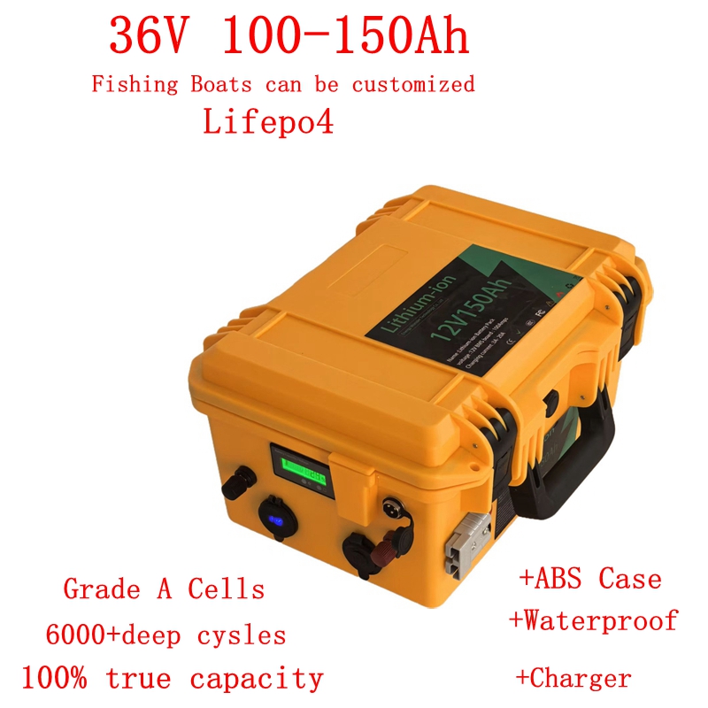 Lifepo4 Battery 36V 100Ah - 낚시 보트 태양계 모터 EV RV