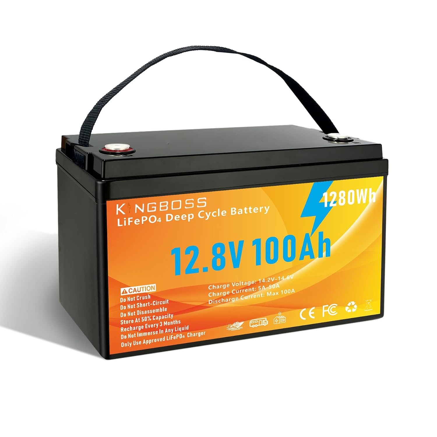 RV용 태양광 에너지 저장 장치에 적합한 12V 100 - Lifepo4 Battery 12V 100Ah 리뷰 및 가격