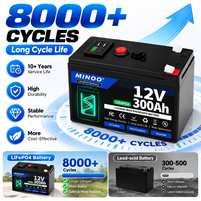 12V 300Ah 리튬인산철 배터리, 8000회 이상  - Lifepo4 12V 300Ah Deep Cycle 리뷰 및 가격