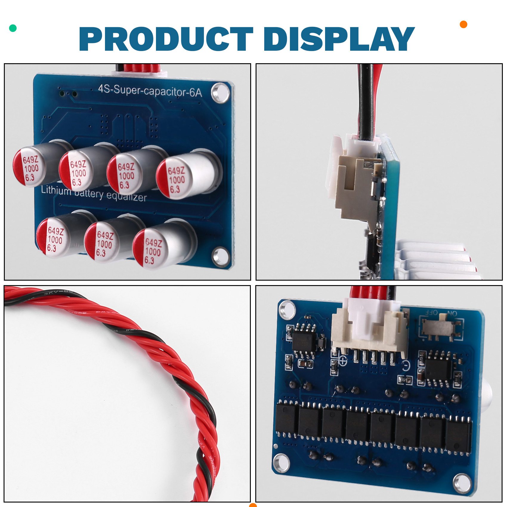 4X 4S 6A 액티브 이퀄라이저 Lifepo4 리튬  - Battery Balancer 4S 12V Active Equalizer 리뷰 및 가격
