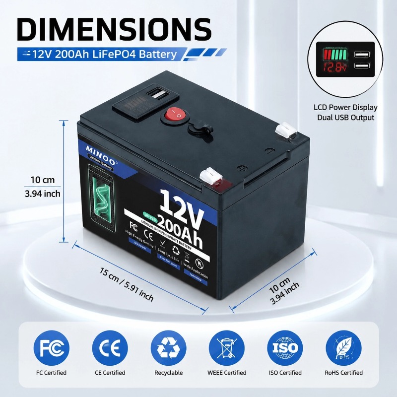 LiFePO4 12V 300AH 12V 200AH 배터 - Lifepo4 12V 300Ah Deep Cycle 리뷰 및 가격