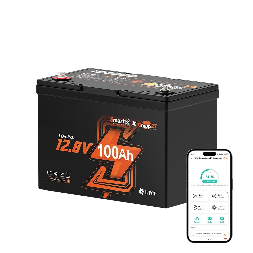 12V 100Ah LiFePO4 배터리, RV, 선박용 - 12V 100Ah Lifepo4 Bluetooth Bms 리뷰 및 가격