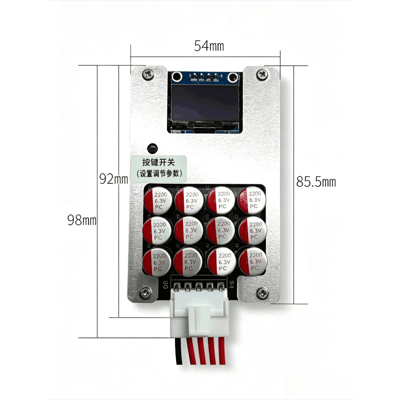 5A 3S 4S 액티브 배터리 밸런서, OLED 화면, - Battery Balancer 4S 12V Active Equalizer 리뷰 및 가격