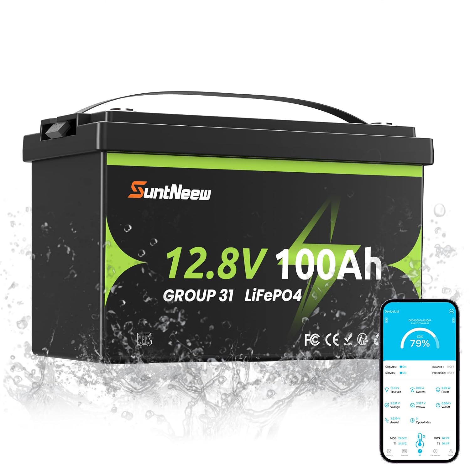 12V 100Ah 리튬인산철 배터리, 블루투스 기능,  - Lifepo4 Battery 12V 100Ah 리뷰 및 가격