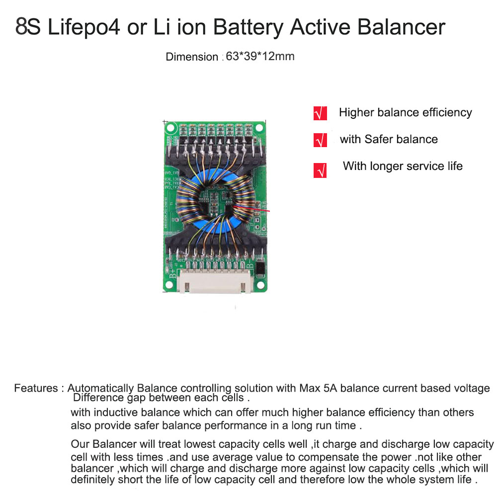 12V 36V 48V 60V 72V 리튬인산철(LiFe - Battery Balancer 4S 12V Active Equalizer 리뷰 및 가격