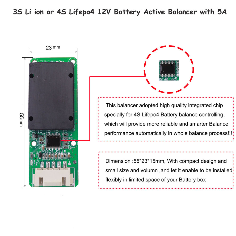 배터리 액티브 배터리 밸런서 3S 4S 8S 10S 1 - Battery Balancer 4S 12V Active Equalizer 리뷰 및 가격