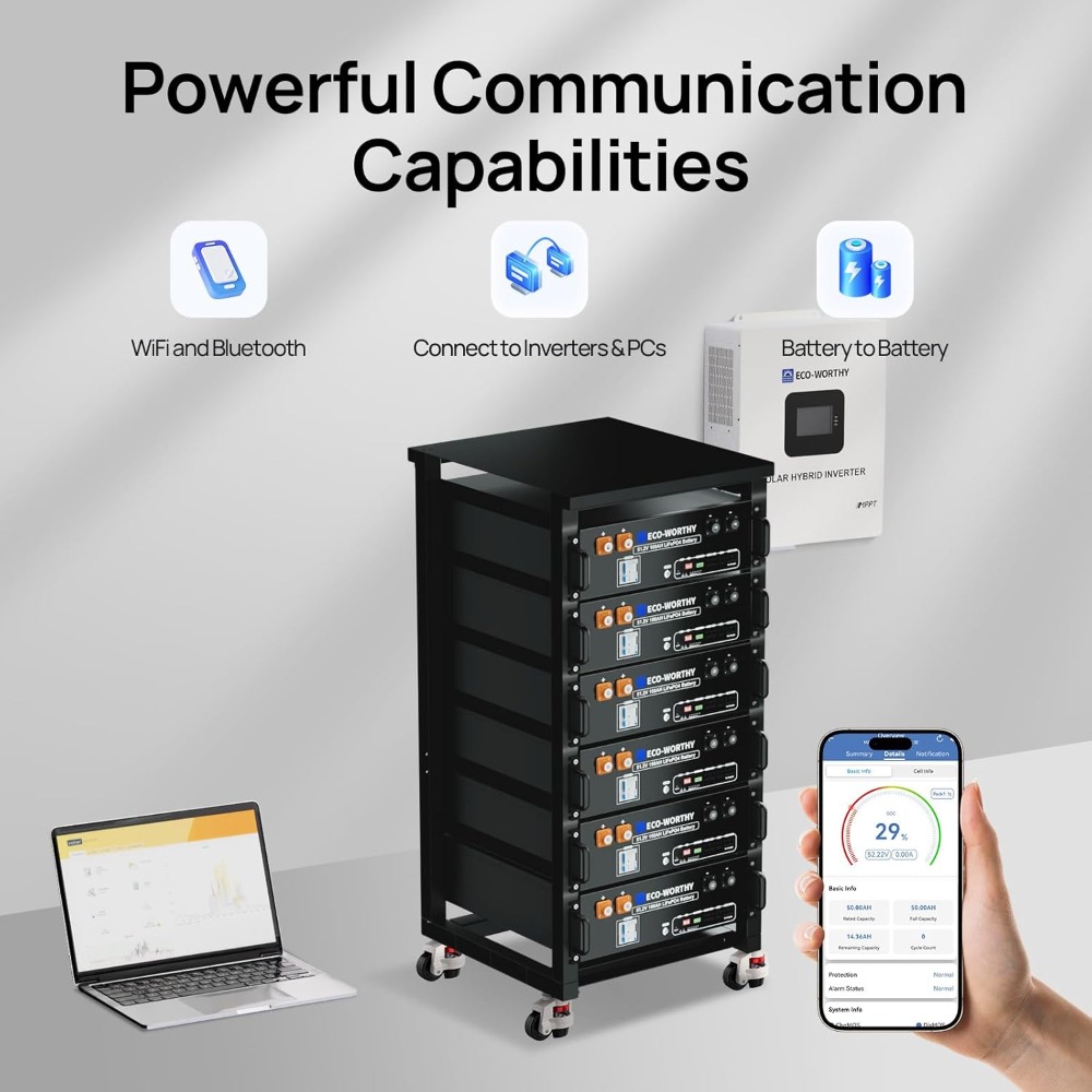 48V 100Ah LiFePO4 리튬 배터리(블루투스  - Lifepo4 48V 100Ah Server Rack 리뷰 및 가격