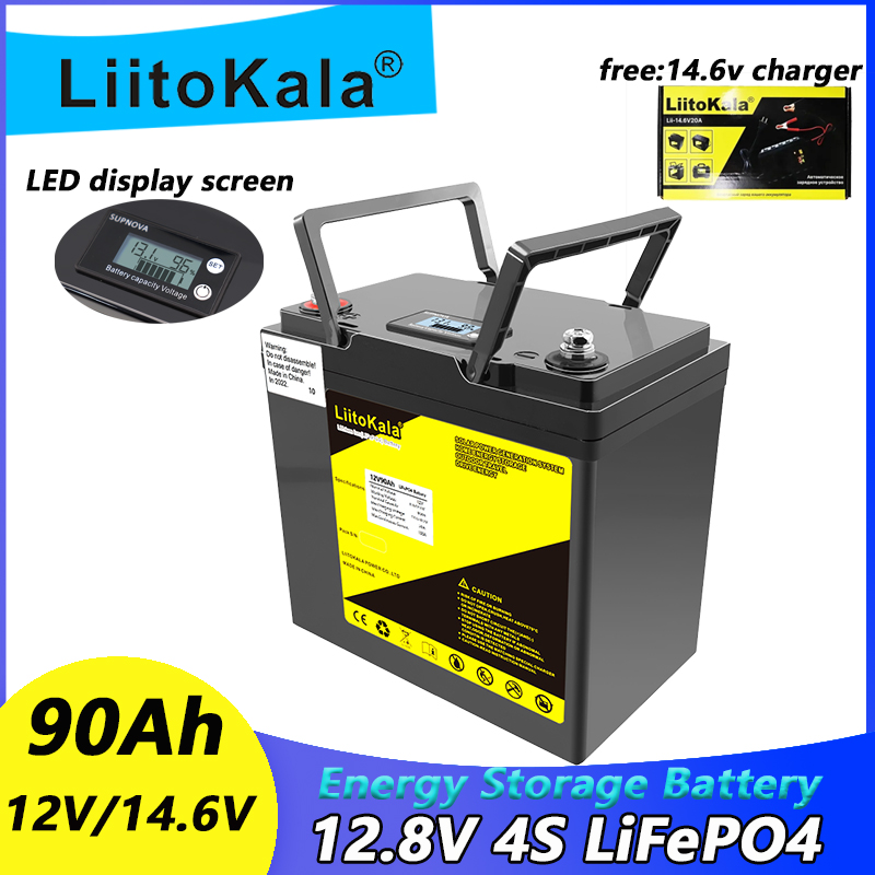LiitoKala 12.8V 30A 90Ah 리튬인산철 - Lifepo4 12V 300Ah Deep Cycle 리뷰 및 가격