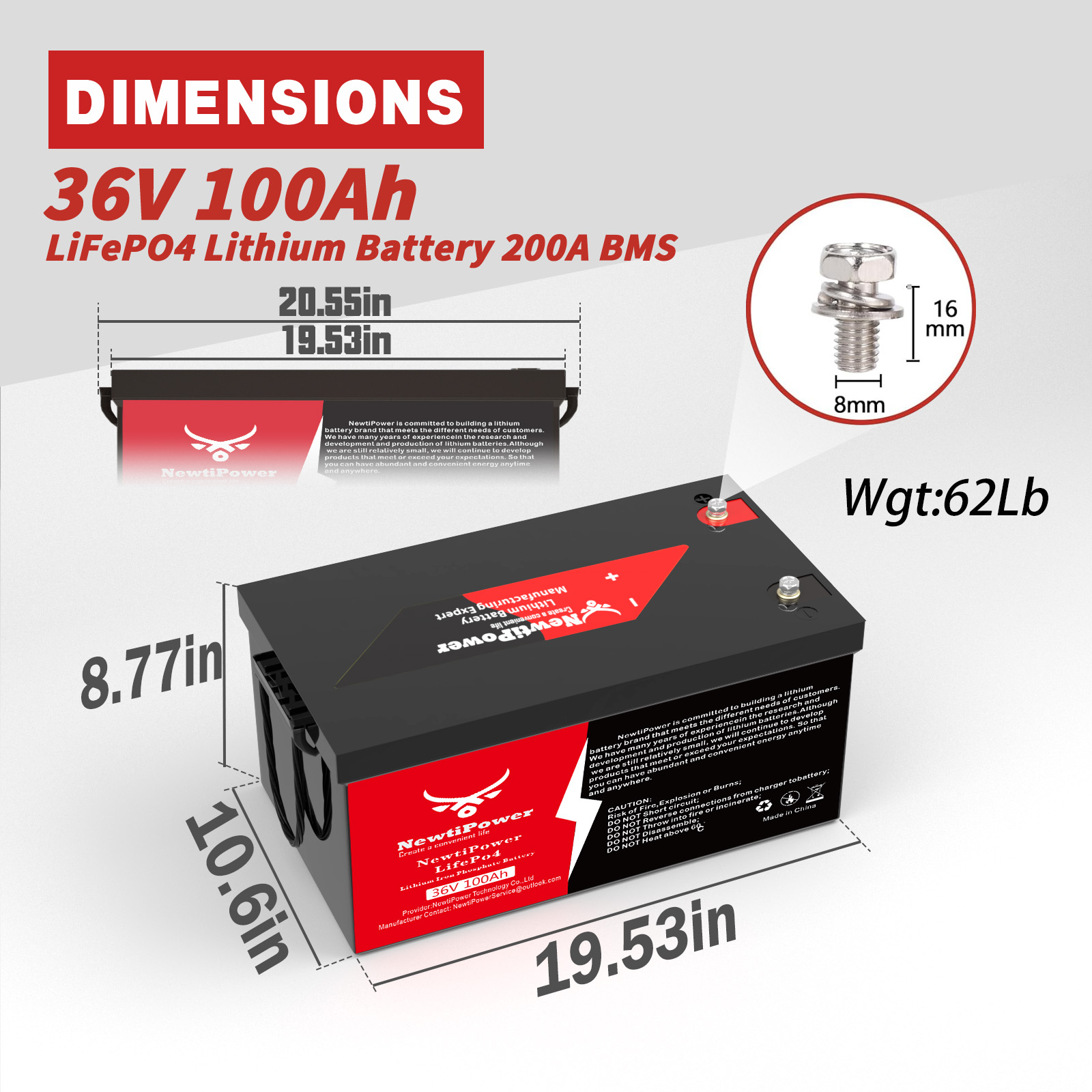 36V 100Ah LiFePO4 리튬 배터리 200A  - Lifepo4 Battery 36V 100Ah 리뷰 및 가격