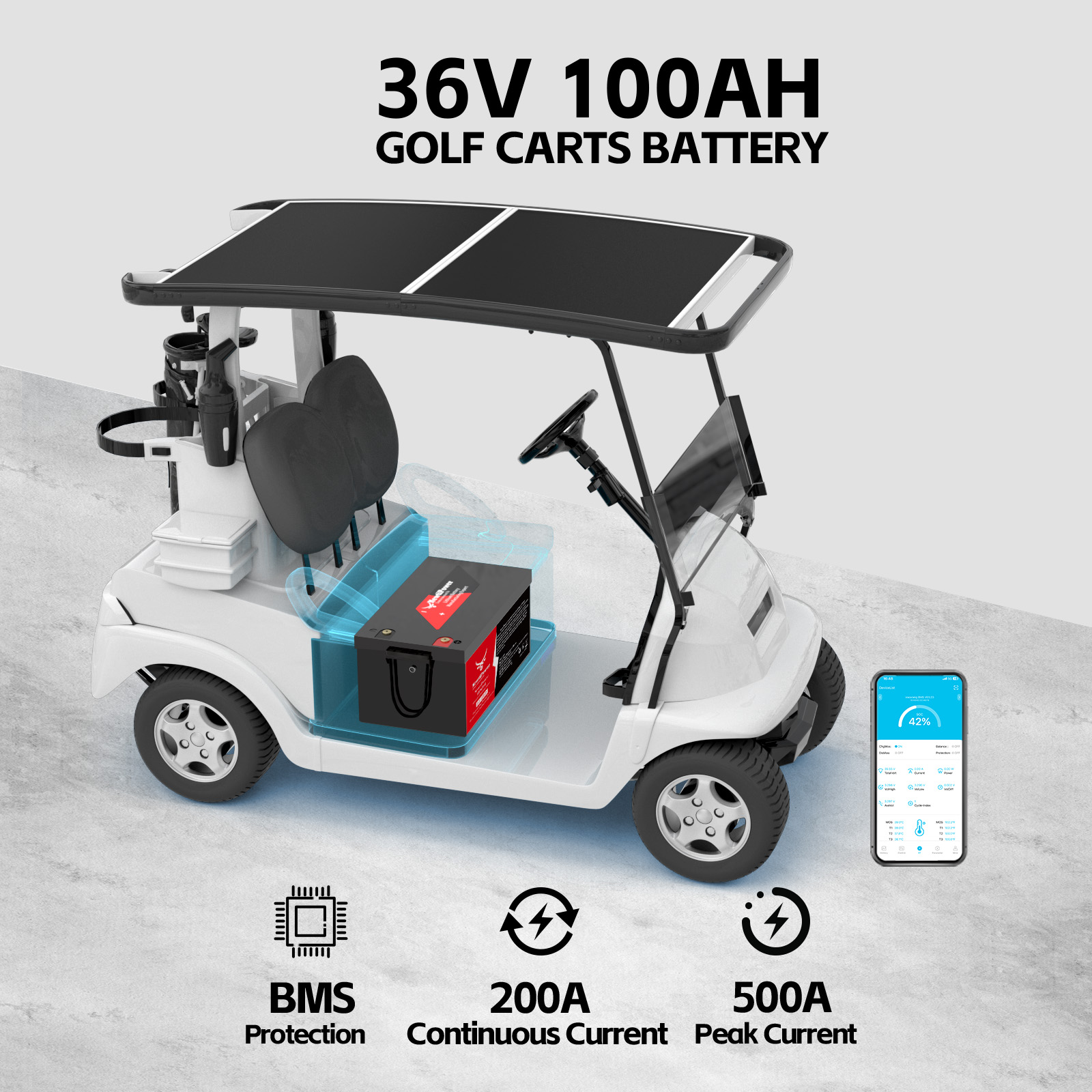 36V 100Ah LiFePO4 리튬 배터리 200A  - Lifepo4 Battery 36V 100Ah 리뷰 및 가격