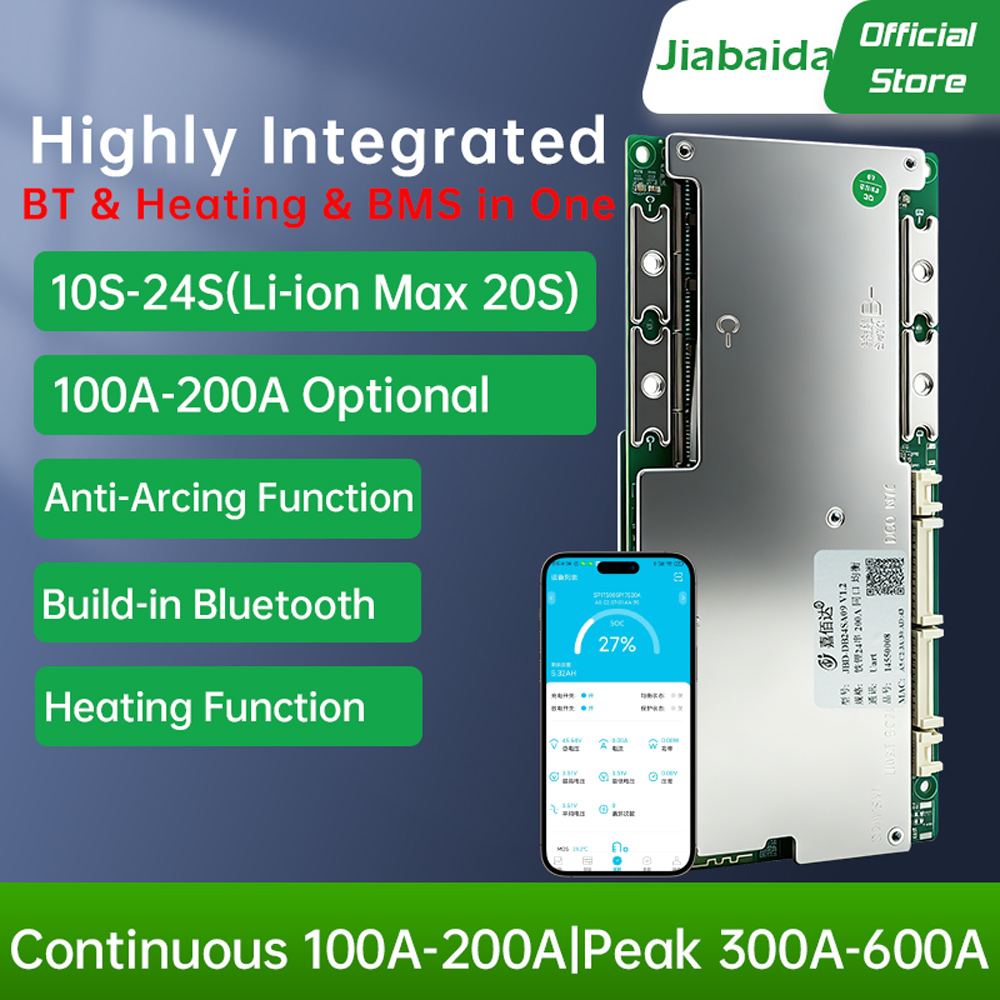 지아바이다 내장형 BT 10S 13S 14S 15S 1 - Lifepo4 Battery 36V 100Ah 리뷰 및 가격