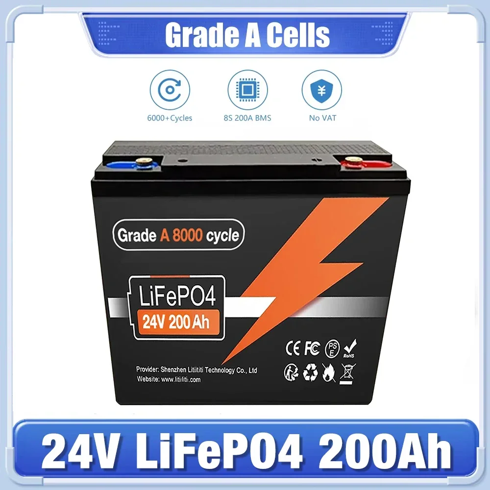 24V 리튬 인산철 배터리(LiFePO4), 200Ah - Lifepo4 Battery 24V 200Ah 리뷰 및 가격