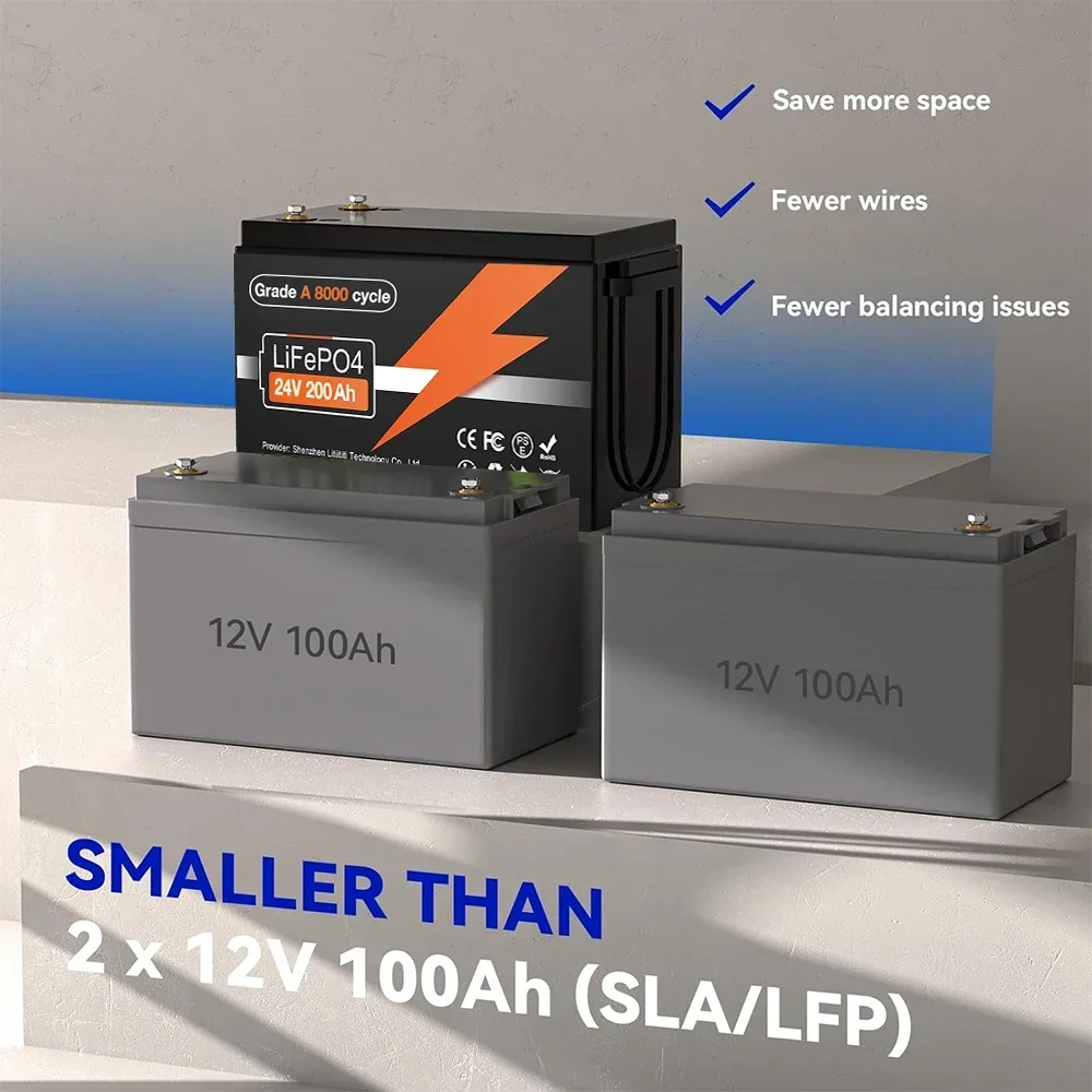 24V 리튬 인산철 배터리(LiFePO4), 200Ah - Lifepo4 Battery 24V 200Ah 리뷰 및 가격