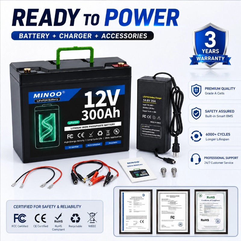 12V 300Ah 리튬 인산철(LiFePO4) 배터리, - Lifepo4 12V 300Ah Deep Cycle 리뷰 및 가격