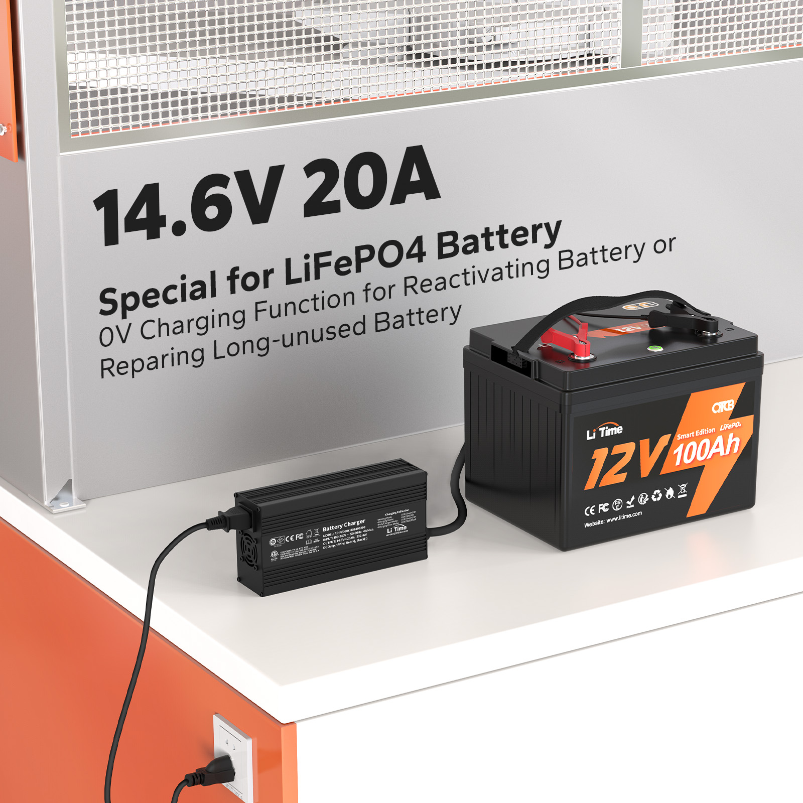 12V (14.6V) 20A LiFePO4 배터리 충전 - Lifepo4 Battery 12V 100Ah 리뷰 및 가격