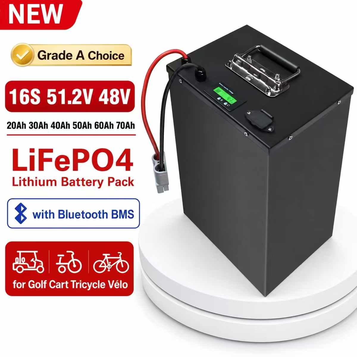 16S 51.2V 48V 20Ah 30Ah 40Ah 5 - Lifepo4 48V 50Ah Golf Cart 리뷰 및 가격