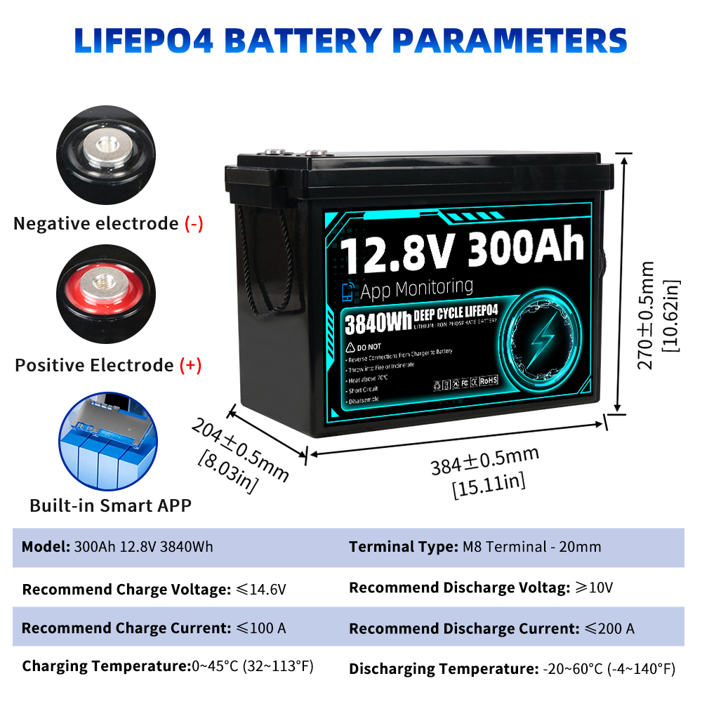 최고급 등급 12V 300Ah 리튬 인산철 배터리, 내 - Lifepo4 12V 300Ah Deep Cycle 리뷰 및 가격