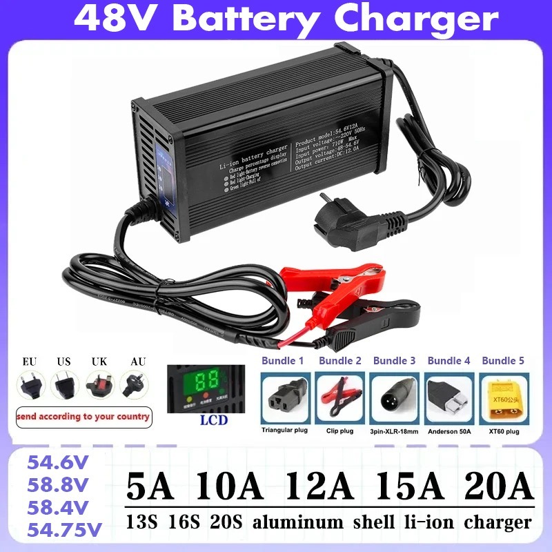 고출력 48V 5A 8A 10A 12A 15A 20A  - Lifepo4 Charger 48V 20A 리뷰 및 가격