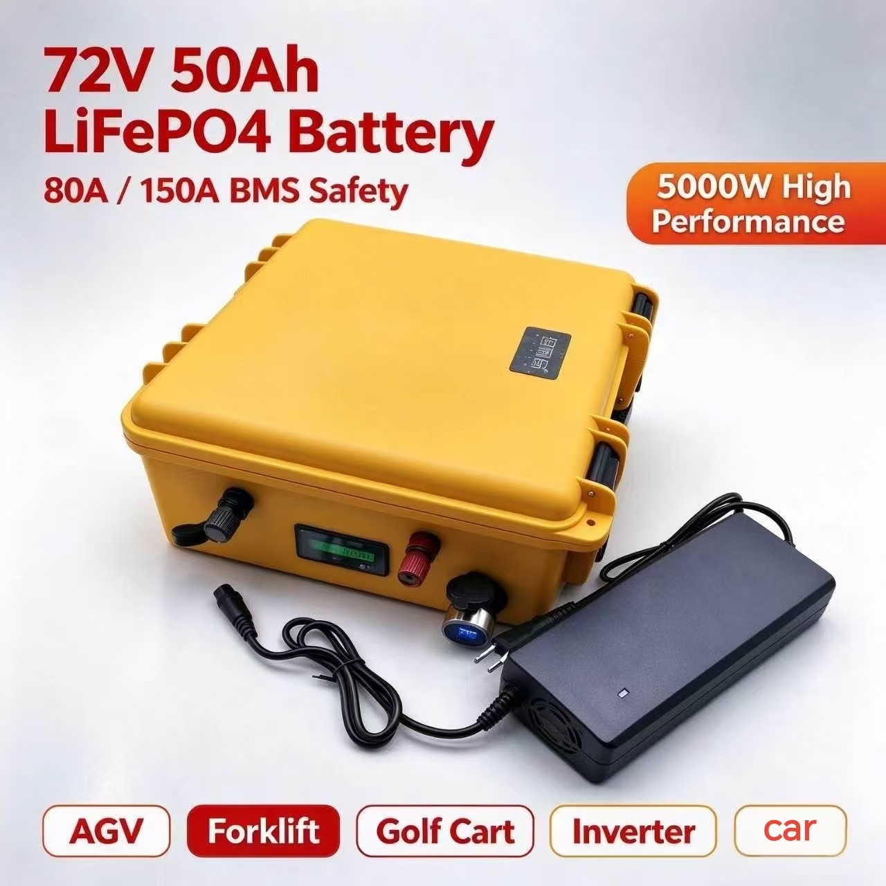 72V 50Ah 고성능 리튬 인산철 배터리, 80A/1 - Lifepo4 48V 50Ah Golf Cart 리뷰 및 가격